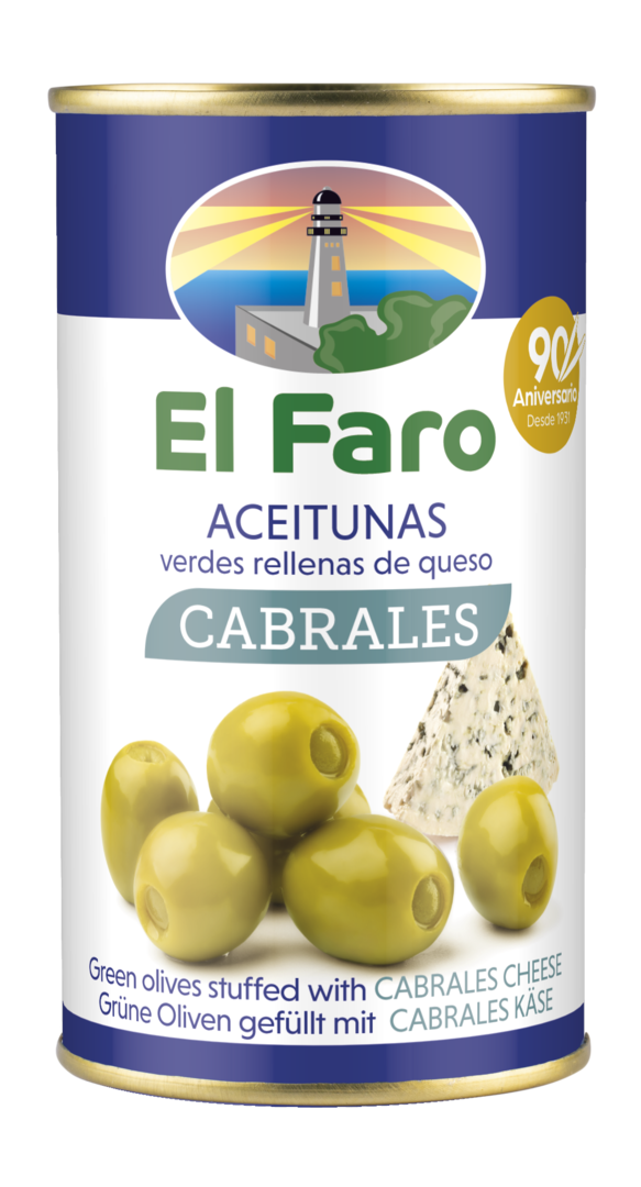 El Faro - Grüne Oliven gefüllt mit Blauschimmelkäse
